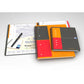 Quaderno spiralato OXFORD International Activebook Maxi A4+ grigio/arancio quadretti 5 mm - 100104329