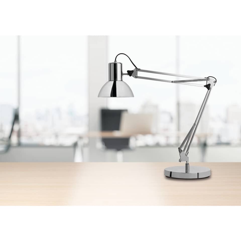 Lampada da tavolo UNILUX Success 80 grigio cromato 400092123