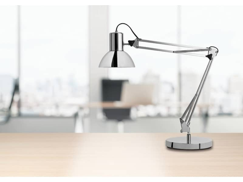 Lampada da tavolo UNILUX Success 80 grigio cromato 400092123