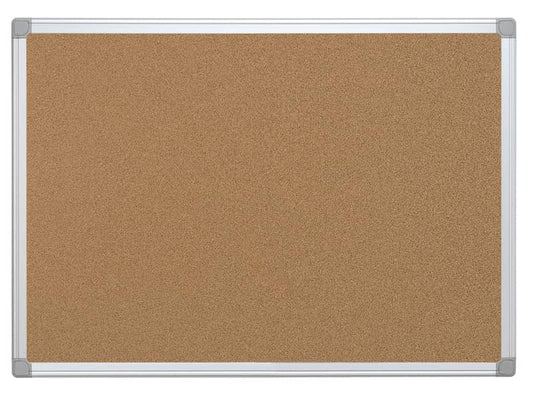 Pannello in sughero Q-Connect con 90x12cornice in alluminio 90x120 cm CA051170-047