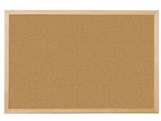 Pannello in sughero Q-Connect 90x60 cm con cornice in legno CA0316170