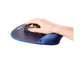 Tappetino mouse con poggiapolsi FELLOWES Memory Foam - Zaffiro blu 27,6x23,2x3,2 cm - 9172801