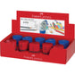Temperamatite 3 fori Faber-Castell Grip 2001 rosso/blu assortiti 183801