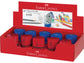 Temperamatite 3 fori Faber-Castell Grip 2001 rosso/blu assortiti 183801