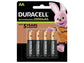 Batterie ricaricabili Duracell Precaricata Stilo 2400 mAh AA conf. da 4 - DU75