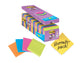 Foglietti Post-it® Super Sticky 76x76 mm colori assortiti neon Value Pack 21+3 blocchetti GRATIS - 654-P24SSCOL-EU