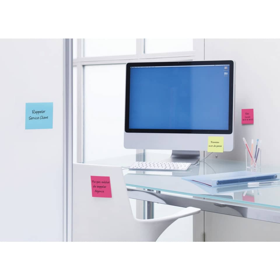 Foglietti riposizionabili Post-it® Super Sticky Marrakesh 76x127 mm assortiti conf. 6 blocc. da 90 ff - 655-6SS MAR