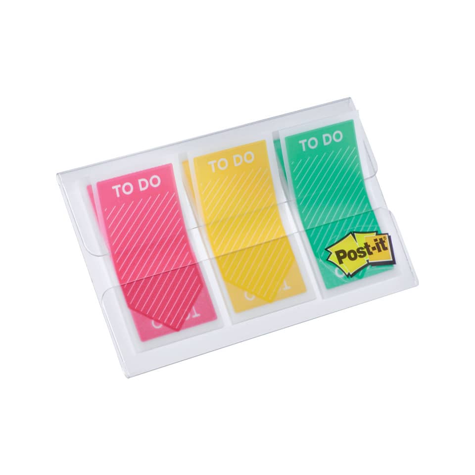 Segnapagina removibili Post-it® Index Medium "To Do" assortiti 3 blocchetti da 20 - 682-TODO-EU