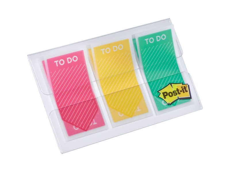 Segnapagina removibili Post-it® Index Medium "To Do" assortiti 3 blocchetti da 20 - 682-TODO-EU