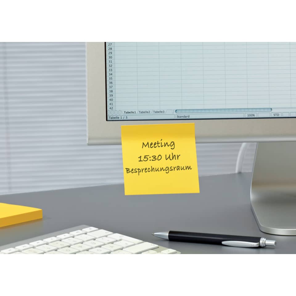 Foglietti riposizionabili Post-it® Super Sticky Marrakesh 76x127 mm assortiti conf. 6 blocc. da 90 ff - 655-6SS MAR