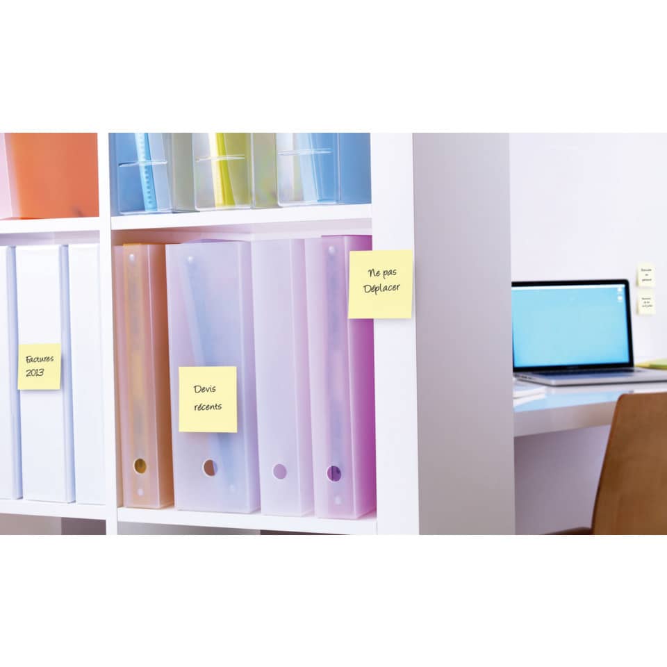 Foglietti riposizionabili Post-it® Super Sticky Marrakesh 76x127 mm assortiti conf. 6 blocc. da 90 ff - 655-6SS MAR