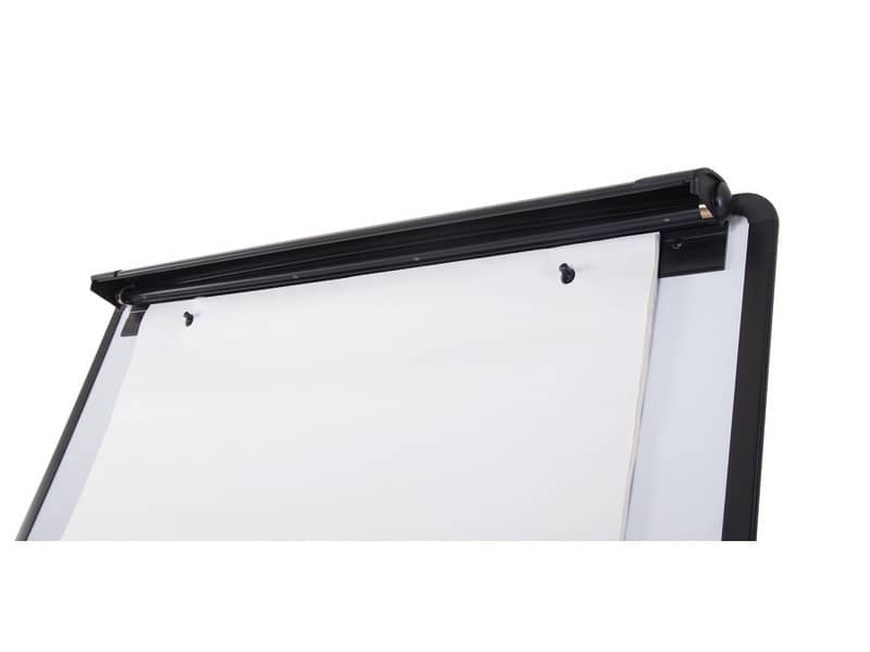 Lavagna a fogli mobili con treppiede Q-Connect 70x100 cm plastica nero - non magnetica - KF04173