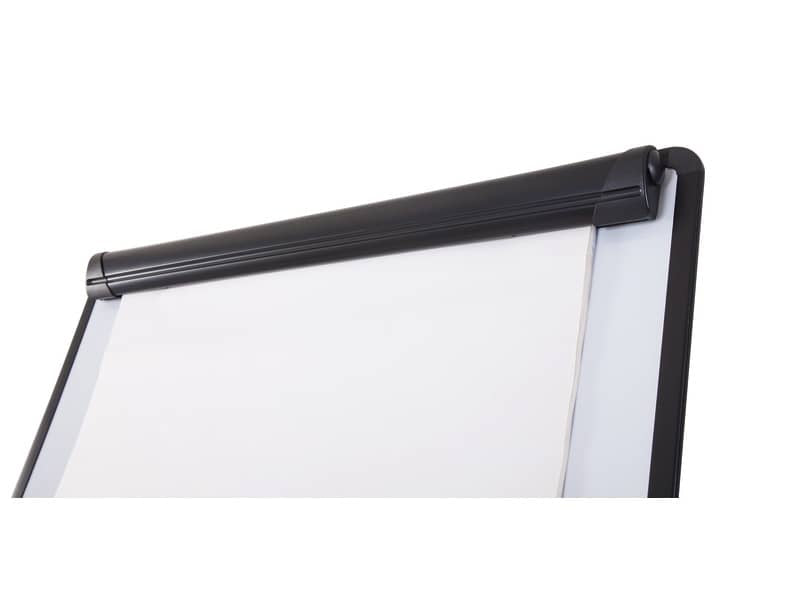 Lavagna a fogli mobili con treppiede Q-Connect 70x100 cm plastica nero - non magnetica - KF04173