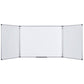 Lavagne cancellabili Bi-office Maya Trio pieghevole magnetica bianca laccata 90x60 cm. bianco - TR01020509170