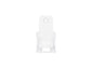 Portastampati da banco deflecto® 1/3 di A4 in polistirene con foro per ancoraggio a parete trasparente - 77501