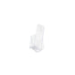 Portastampati da banco deflecto® 1/3 di A4 in polistirene con foro per ancoraggio a parete trasparente - 77501