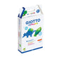 Plastilina modellabile GIOTTO Patplume assort. classici + fluo -cf. Appendibile da 18x20 g + 1 coltellino - 513100