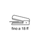 Cucitrice manuale a pinza OPENLINE passo 6 max 18 ff blu 0185B