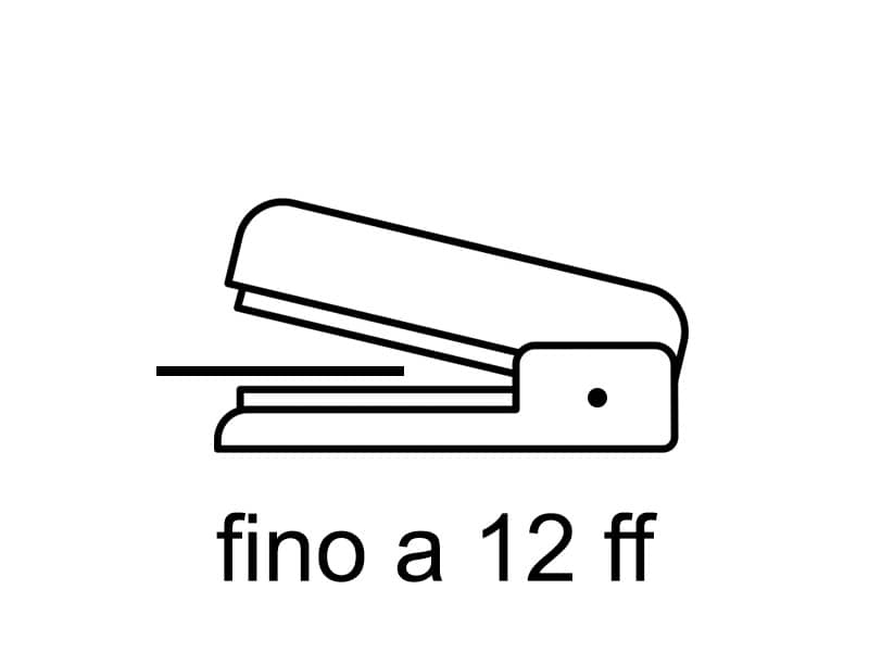 Cucitrice fino a 12 fogli Q-Connect grigio/verde KF00991