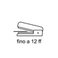 Cucitrice fino a 12 fogli Q-Connect grigio/verde KF00991