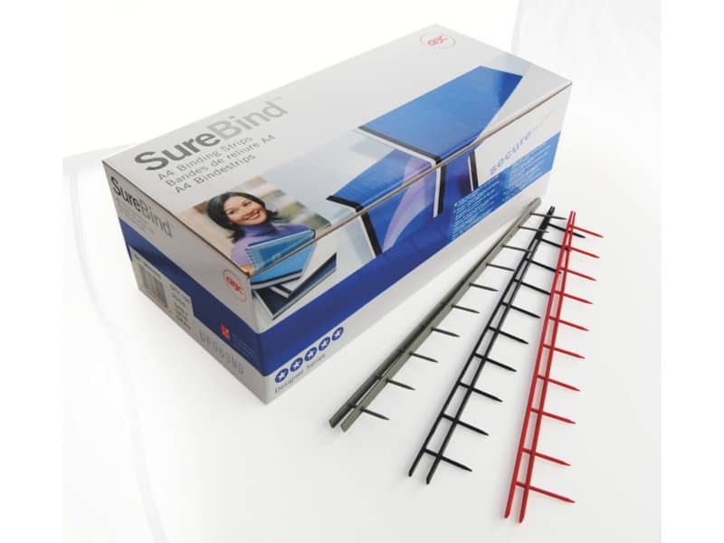 Pettini per rilegatura GBC SureBind 25 mm A4 bianco - fino a 250 fogli conf. da 100 - 1132840