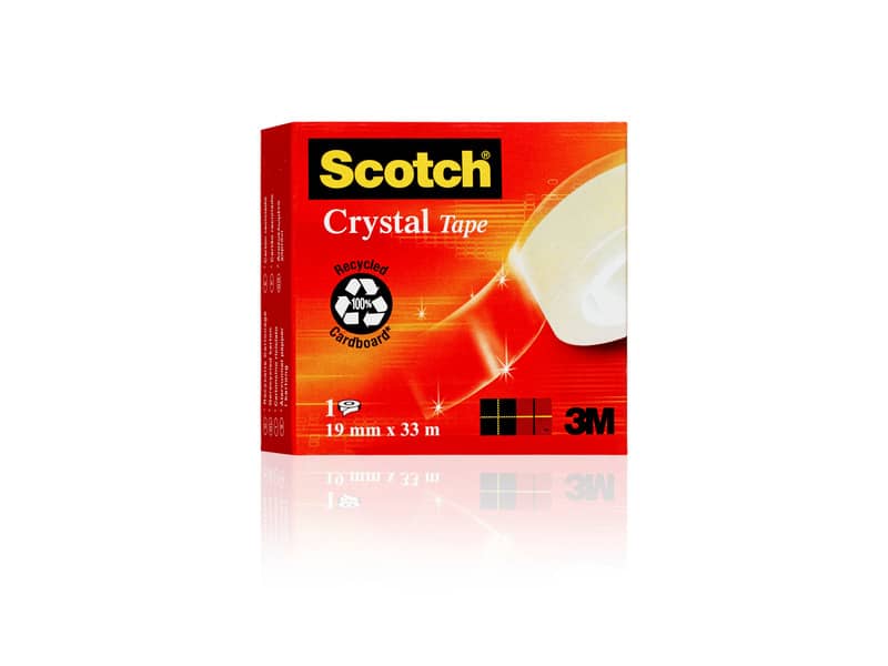 Nastro adesivo Scotch® Crystal 600 19 mm x 33 m supertrasparente - 600-1933