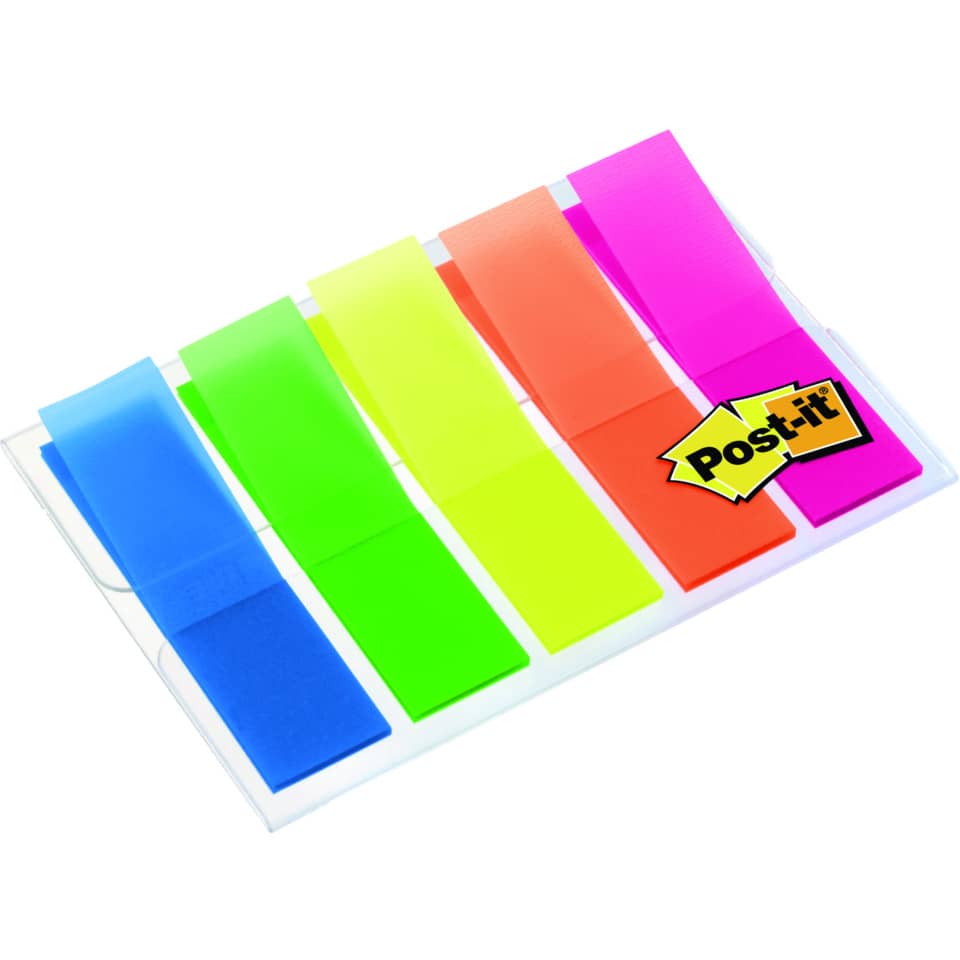 Segnapagina removibili Post-it® Index Mini full color con dispenser fluo assortiti  Confezione da 100 - 683-HF5EU