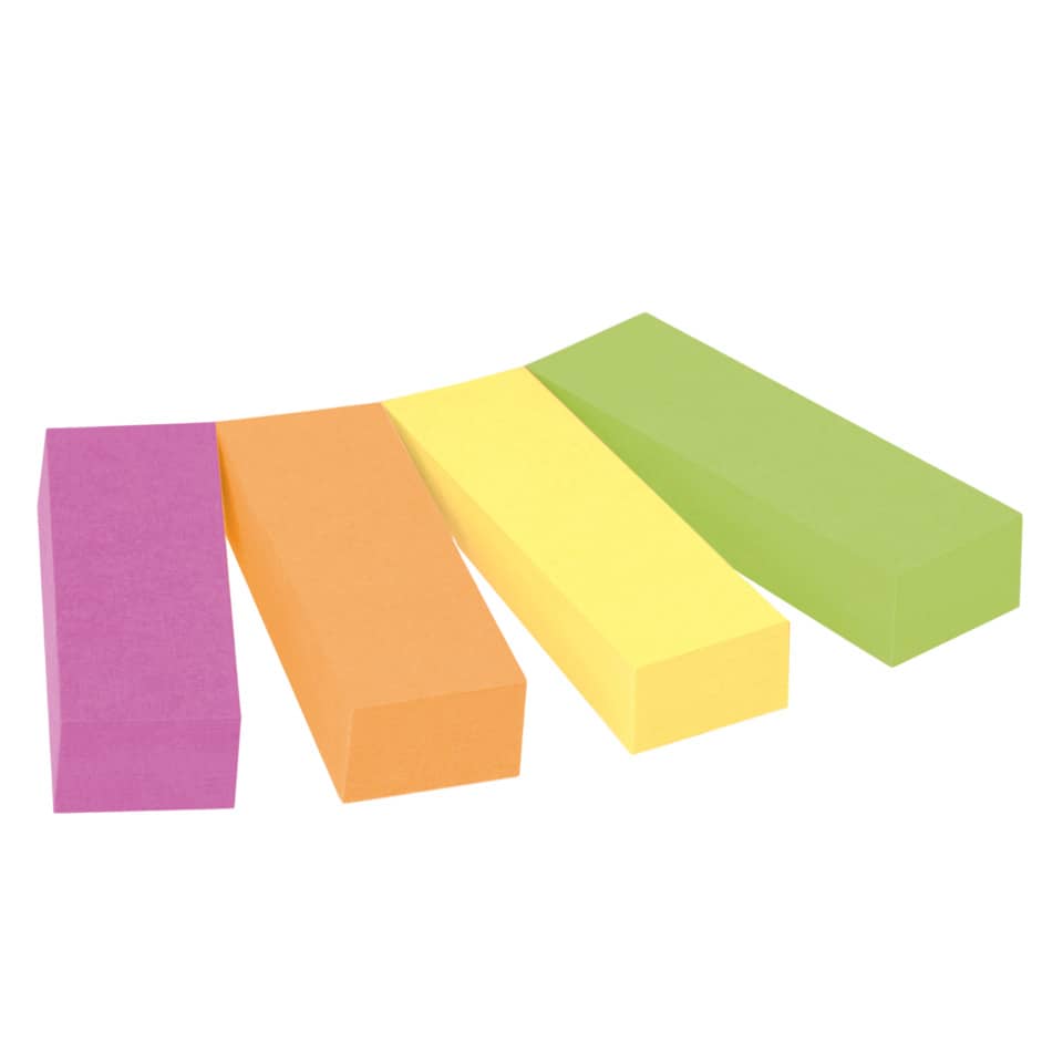 Segnapagina removibili in carta Post-it® Notes Markers Capetown 4 blocchetti assortiti Conf. da 4x50 - 670-4CA-EU