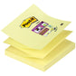 Foglietti riposiz. Post-it® Ricarica Z-Notes Super Sticky assortiti Giallo Canary™  bloc. da 90 ff - R330-12SS-CY