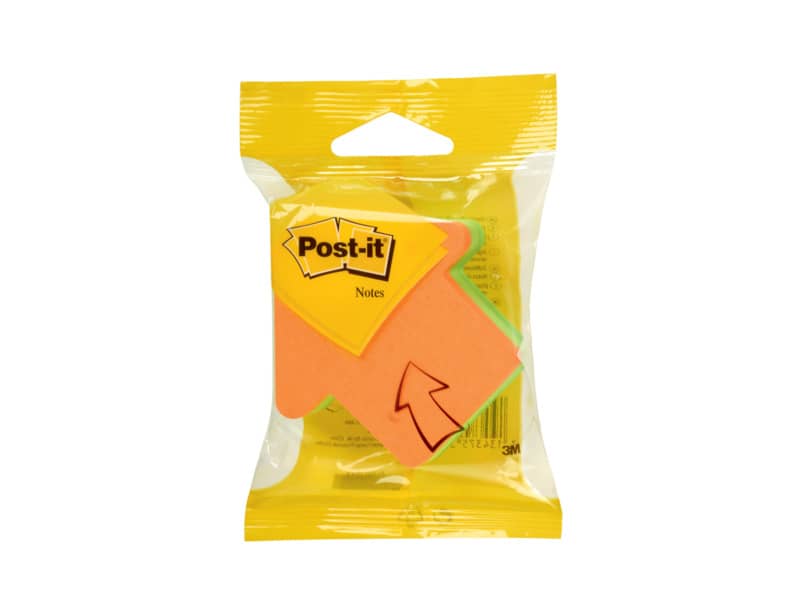 Foglietti riposizionabili colorati Post-it® Notes cubo sagomato freccia 250 ff - 2007A