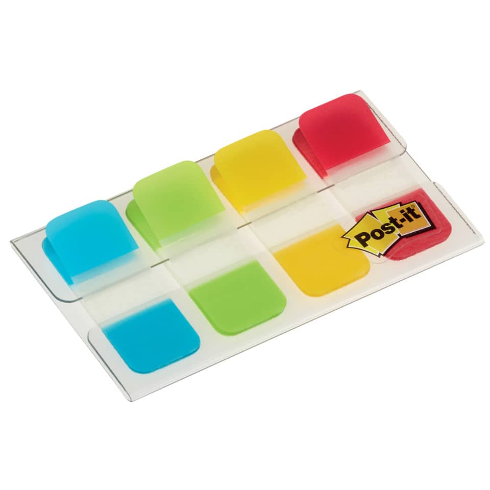 Segnapagina removibili Post-it® Index Strong Mini con dispenser assortiti - 676-ALYR-EU