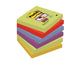Foglietti riposizionabili Post-it® Super Sticky Marrakesh 76x76 mm assortiti conf. 6 blocc. da 90 ff - 654-6SS-MAR