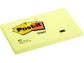 Foglietti riposizionabili classici Post-it® Notes 76x127 mm Giallo Canary™ blocchetto da 100 ff - 655