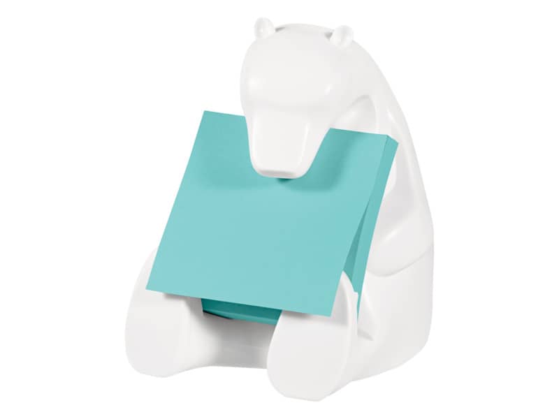 Dispenser foglietti adesivi Post-it® Z-Notes Orso conf. dispenser + 1 ricarica - BEAR-330