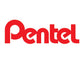 Marcatore permanente Pentel N60 punta a scalpello 3,9-5,7 mm rosso N60-B