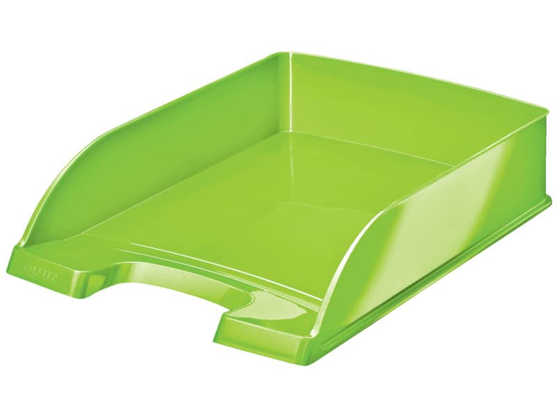 Vaschette portacorrispondenza Leitz WOW in polistirolo A4 verde lime metallizzato - 52263054