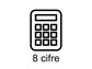 Calcolatrice tascabile SHARP con display a 8 cifre bianco SH-EL233SB