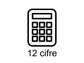Calcolatrice finanziaria HP 12C Platinum con display LCD da 12 caratteri regolabile nero/argento HP-12C PLAT/UUZ