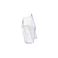 Portabiglietti da visita Q-Connect in polistirene 110x70x31 mm max 60 biglietti trasparente - KF04182