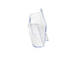 Portabiglietti da visita Q-Connect in polistirene 110x70x31 mm max 60 biglietti trasparente - KF04182
