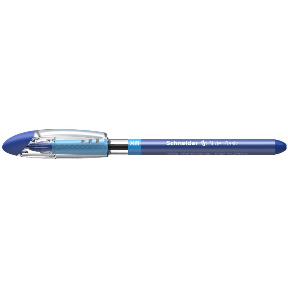 Penna a sfera Schneider Slider Basic tratto XB blu 151203