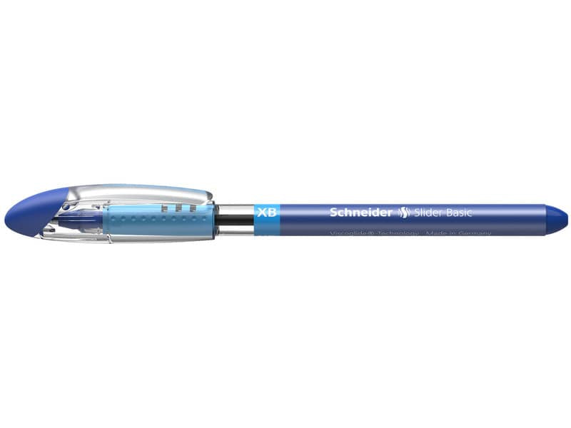 Penna a sfera Schneider Slider Basic tratto XB blu 151203