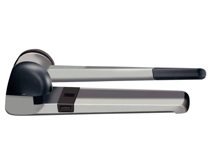 Superperforatore a 2 fori Leitz 5182 in metallo grigio fino a 250 fogli 51820184