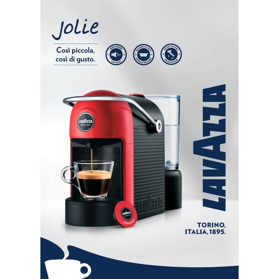 Macchina caffè espresso A Modo Mio Jolie rosso 18000070