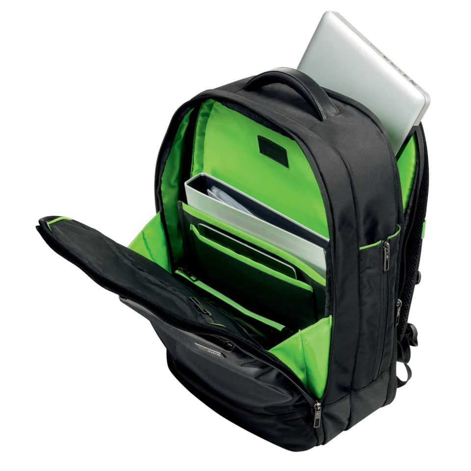 Zaino portacomputer Overnight 17" Leitz Smart Traveller in poliestere nero 60880095