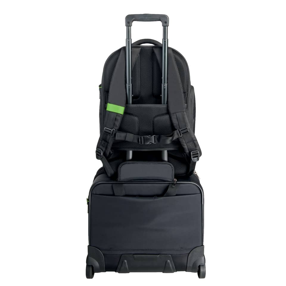 Zaino portacomputer Overnight 17" Leitz Smart Traveller in poliestere nero 60880095