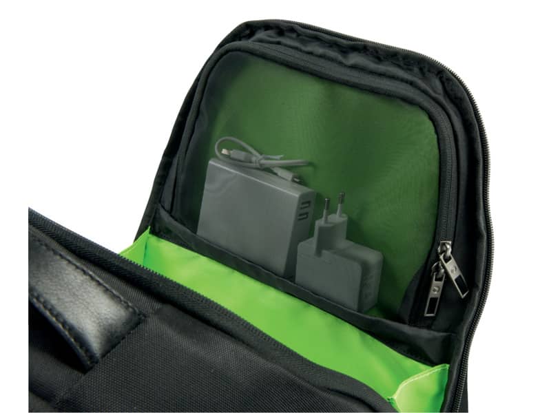 Zaino portacomputer Leitz Smart Traveller 13,3" poliestere 2 scomparti nero - 60870095