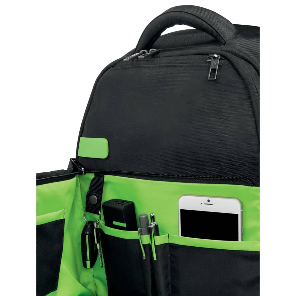 Zaino portacomputer Leitz Smart Traveller 13,3" poliestere 2 scomparti nero - 60870095