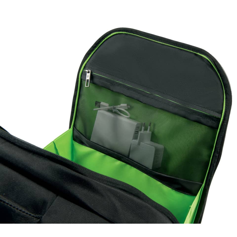 Zaino portacomputer Overnight 17" Leitz Smart Traveller in poliestere nero 60880095
