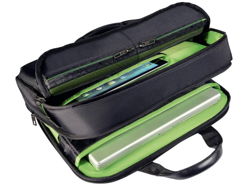 Borsa per computer Leitz Smart Traveller 15,6" in poliestere 2 scomparti nero - 60160095